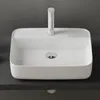 doporro Lavabo Vasque à Poser en Céramique Rectangulaire Voir les images du produit 2