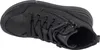 A black high-top sneaker is shown from a top-down perspective. Produktbild-Vorschau