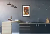 MuchoWow® MuchoWow® Gerahmtes Poster Wolf - Nahaufnahme - Produktbild-Vorschau 2