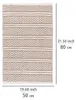 WENKO Bade Matte Teppich Bad Vorleger Dusche Gäste WC 50x80 Produktbild-Vorschau 4