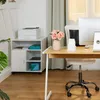 Szafka na kółkach Relaxdays z 5 przegrodami i drzwiami, Podgląd zdjęcia produktu 3