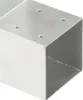 vidaXL Post Connector 4 ks. Tvar L Pozinkovaný kov 101 x Náhľad obrázku produktu 5