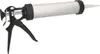 A white caulk gun with a black handle and trigger is shown against a white background. Produktbild-Vorschau