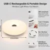 LED Tischlampe, USB Plastik Nachttischlampe, 3 Lichtfarbe Produktbild-Vorschau 6