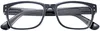 Modische Lesebrille mit Brillenetui, +3,5 dpt, schwarz: Produktbild-Vorschau 6