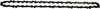 A close-up, top-down view of a chainsaw chain. Náhľad obrázku produktu
