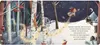 A winter forest scene at night with a girl flying and leaving a trail of light, and squirrels on trees. Anteprima dell’immagine prodotto