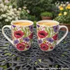 Anouk, lot de 6 tasses à café 300 ml en porcelaine, motif Voir les images du produit 2