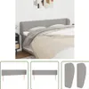 The Living Store Kopfteil mit Ohren Hellgrau 163x23x78/88 Produktbild-Vorschau 10