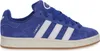 A side view of a blue Adidas Campus 00s sneaker with white stripes and a beige sole. Náhľad obrázku produktu