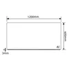 Pad da tavolo NanoRS 1200x600x3mm, nero, RS173 Anteprima dell’immagine prodotto 6