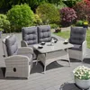 Green Spirit® Monte Carlo Lounge-Set 4-tlg. Polyrattan Produktbild-Vorschau 11