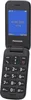 A black Panasonic flip phone is shown against a white background. Produktbild-Vorschau