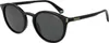 A pair of black Polaroid sunglasses shown from a side-angle. Produktbild-Vorschau