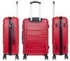 ABS Hartschale Reise Koffer Trolley aufrecht rolllbar Produktbild-Vorschau 3