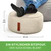 Green Bean® Sitzhocker "Home Linen" 45x25cm mit EPS Perlen Produktbild-Vorschau 3