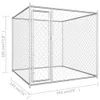 vidaXL Outdoor-Hundezwinger 193x193x185 cm Anteprima dell’immagine prodotto 10