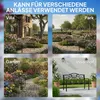 Outsunny Gartenbank 3-Sitzer Sitzbank Stahlbank Bank mit Produktbild-Vorschau 6