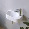 AQUABATOS Hängewaschbecken Keramik 40x21,5x10,5 cm, Weiß, Produktbild-Vorschau 4