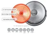A close-up view of the bottom of two pans, one showing its heating element and the other its base with compatibility icons. Produktbild-Vorschau