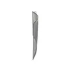 A side view of a gray metal fireplace screen. Produktbild-Vorschau