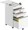 Rollcontainer 40 x 40 x 70 cm 3 Schubladen abschließbar Produktbild-Vorschau 1