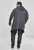 Urban Classics - Cardigan OPEN EDGE LONG charcoal - M Náhľad obrázku produktu 16
