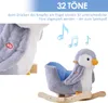 HOMCOM Kinder Schaukeltier Schaukelstuhl Schaukelpinguin Produktbild-Vorschau 3