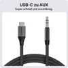 VOOMY USB-C auf 3.5mm Aux Kabel – 1 Meter – Produktbild-Vorschau 2
