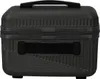 A close-up, front-facing view of a gray travel beauty case. Anteprima dell’immagine prodotto