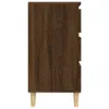 The Living Store Sideboard Braun Eichen-Optik 60x35x70 cm Produktbild-Vorschau 8