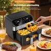 Heißluftfritteuse 10L | Air Fryer XXL Variabel für Einzel Produktbild-Vorschau 3