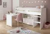 Lit combiné pour enfants avec détails blancs 90 x 200 cm – Voir les images du produit 5