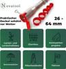 Novatool 4x Eindrehbodenhülsen-Set für Rohre mit Ø 26 - 65 Produktbild-Vorschau 7