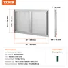 Prístupové dvierka na gril VEVOR, 914 x 534 mm, dvojité Náhľad obrázku produktu 7