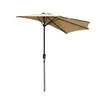 A half-round umbrella on a pole, isolated on a white background. Anteprima dell’immagine prodotto
