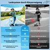 Kidiyana Scooter Koffer Blau, Roller mit LED-Rädern, Produktbild-Vorschau 3