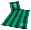SV Werder Bremen GOTS Wendebettwäsche Streifen Produktbild-Vorschau 1
