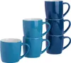 Argon Ta Farbige Kaffeetassen – 350 ml – Blau/Marineblau – Produktbild-Vorschau 1