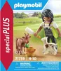 A Playmobil farm set packaging showing a figure feeding a goat and a calf. Produktbild-Vorschau