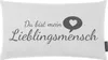 Dekokissen Lieblingsmensch 30 x 50 cm,  Weiss Produktbild-Vorschau 2