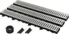 AlcaDrain Garagenset Entwässerungsrinne mit verzinktem Rost Voir les images du produit 1