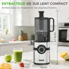 Extracteur de jus lent YASHE ZM1910B, 200 W, ouverture 127 Voir les images du produit 4