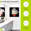 ARTland Glasbild Rhombus II. Größe: 20x20 cm Produktbild-Vorschau 2