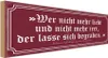 vianmo Holzschild 10x27 cm wer nicht mehr liebt und irrt Produktbild-Vorschau 1