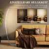 HOMCOM LED-Stehlampe Wohnzimmer Stehleuchte mit Fußschalter Produktbild-Vorschau 5