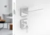 Edelstahl Eckig Türgriff CUBE Profilzylinder PZ Produktbild-Vorschau 8