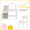 GOPLUS 2 in 1 Schminktisch für Kinder, Schminktisch- & Produktbild-Vorschau 7