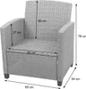 XXL Poly-ratanová súprava HWC-F10, Náhľad obrázku produktu 5
