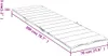 vidaXL Sonnenliegen-Auflage Weinrot 200x70x3 cm Produktbild-Vorschau 7